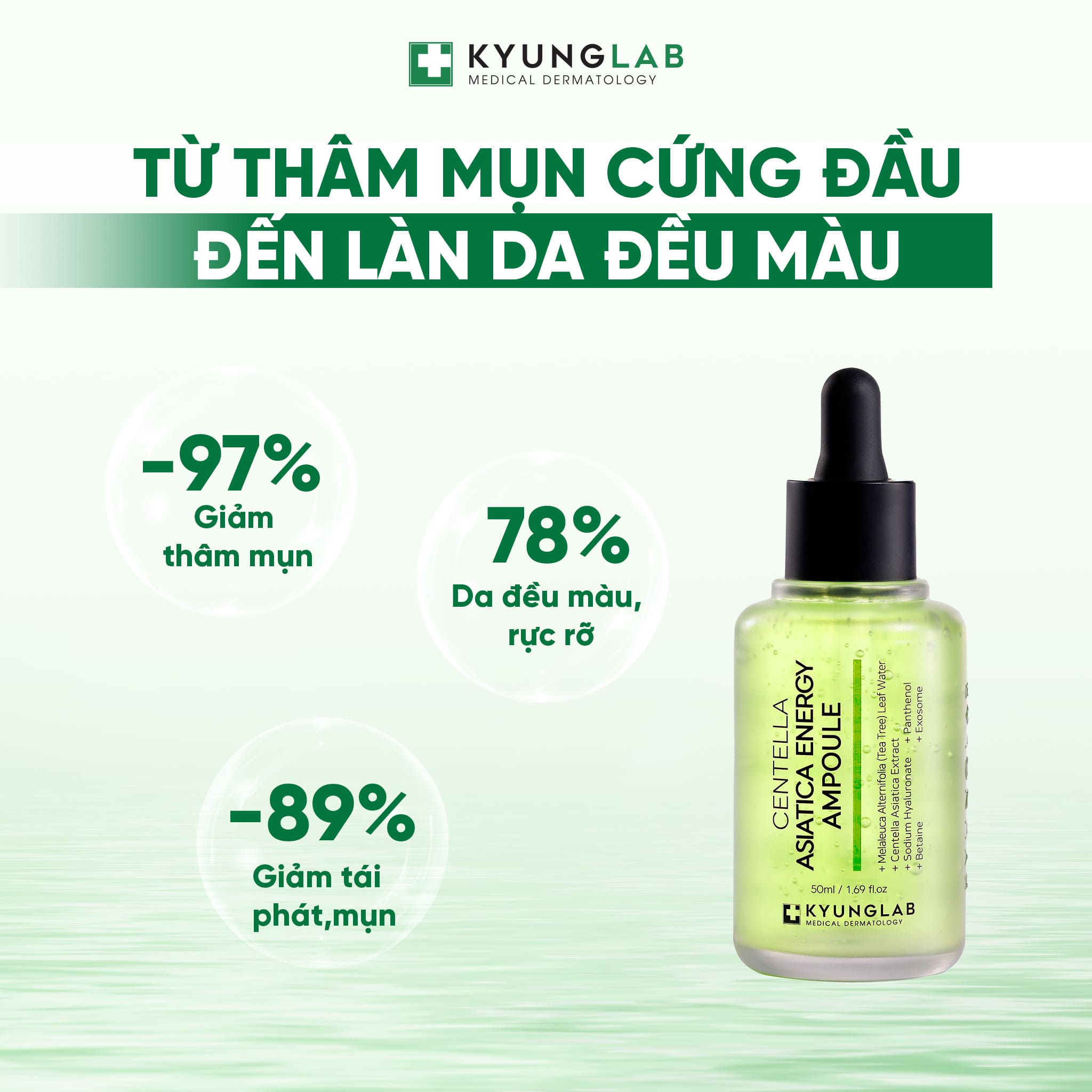 Serum mụn KyungLab Centella Asiatica Energy Ampoule Serum mụn KyungLab Centella Asiatica Energy Ampoule