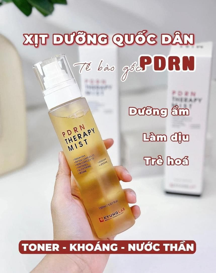 Xịt khoáng tế bào gốc KYUNG LAB PDRN THERAPY MIST Xịt khoáng tế bào gốc KYUNG LAB PDRN THERAPY MIST